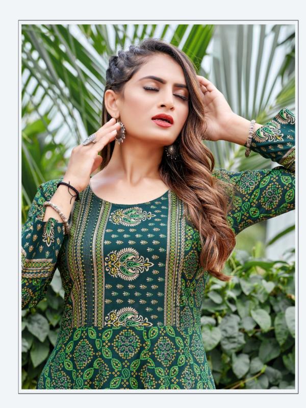 Hirwa Sunlight vol1 Rayon Designer anarkali Kurti collection